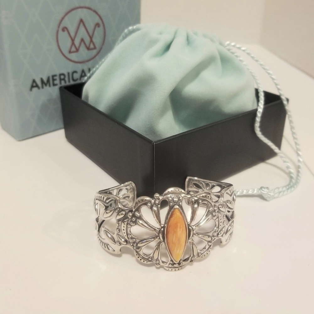 Carolyn Pollack American West Sterling Silver Cuff Bracelet - Picture 4 of 5